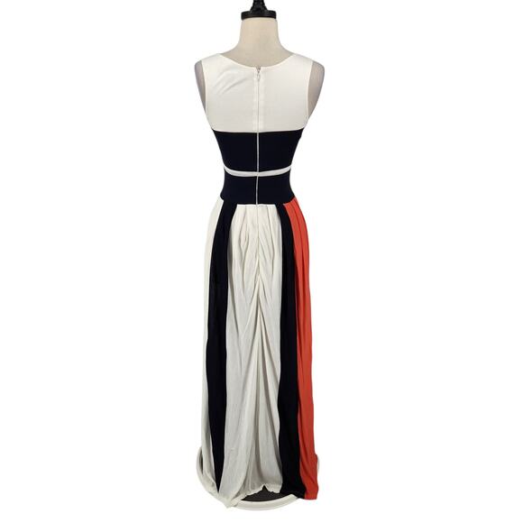 French Connection Maxi Dress – Sleeveless Colorblock Comfortable Chic - Picture 8 of 10